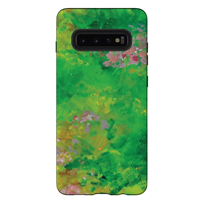Galaxy S10 plus StrongFit Impressionist Meadow by Zoe Charlotte