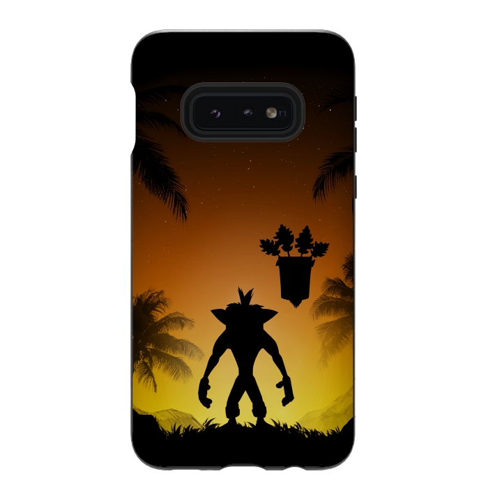 Galaxy S10e StrongFit Protector of the island by Denis Orio Ibañez