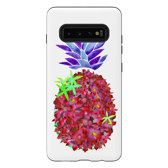 Galaxy S10 plus StrongFit Pineapple Punch by Amaya Brydon