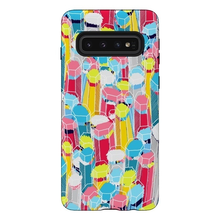 Galaxy S10 StrongFit Rocks of colour 1 by Steve Wade (Swade)
