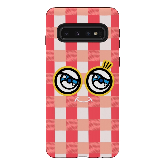Galaxy S10 StrongFit Vintage Tartans Pattern by Michael Cheung