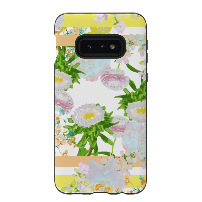 Galaxy S10e StrongFit Floral Frame Collage by Zala Farah