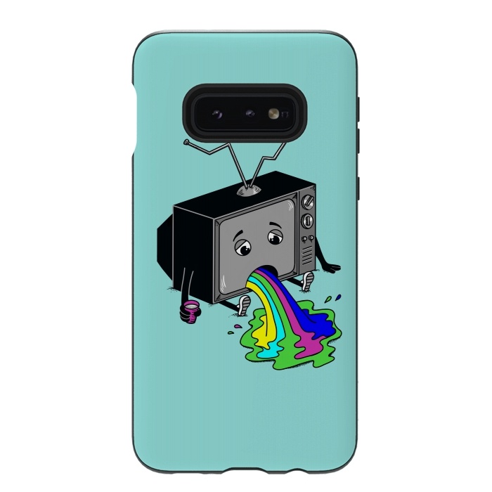 Galaxy S10e StrongFit Vomit tv 2 by Coffee Man