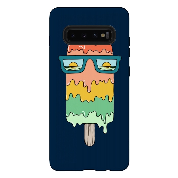 Galaxy S10 plus StrongFit Hot ice Cream  by Coffee Man