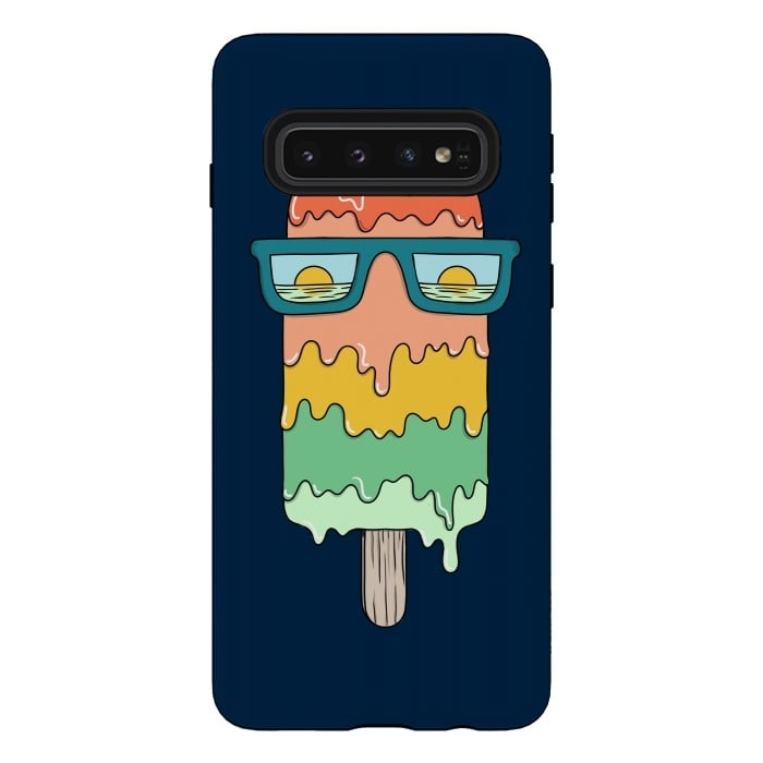 Galaxy S10 StrongFit Hot ice Cream  by Coffee Man