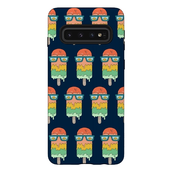 Galaxy S10 StrongFit Hot Ice Cream pattern by Coffee Man