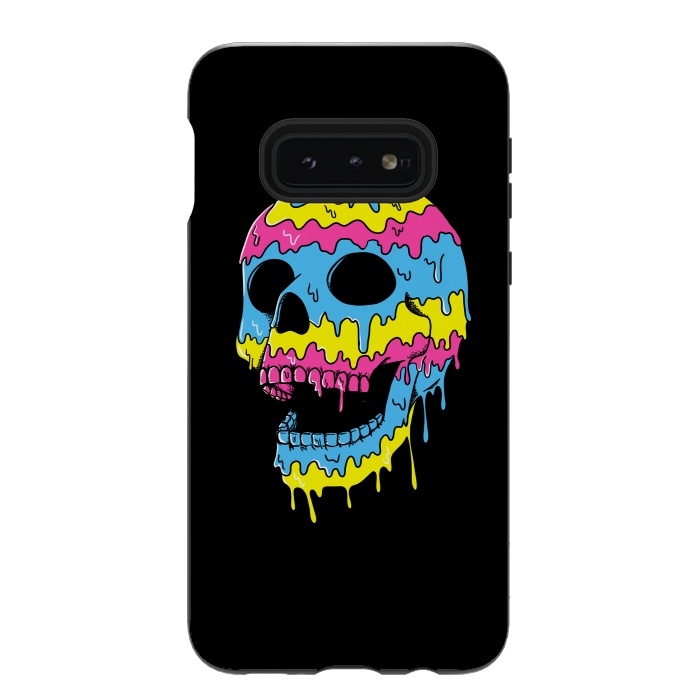 Galaxy S10e StrongFit Melted Skull by Coffee Man