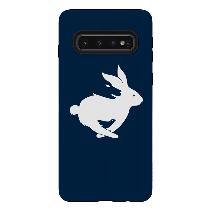 Galaxy S10 StrongFit Run rabbit  by Coffee Man