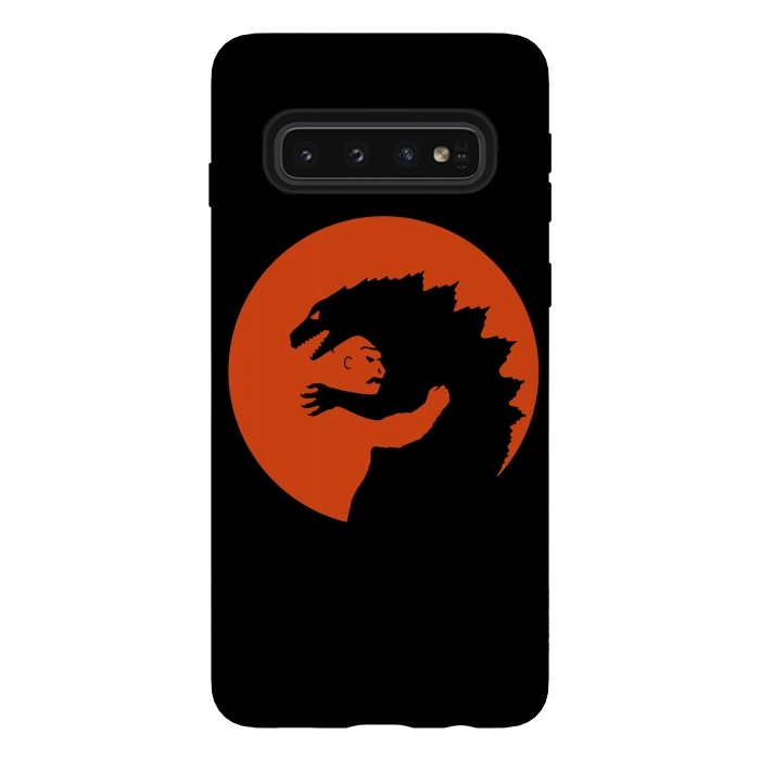 Galaxy S10 StrongFit Monsters by Coffee Man
