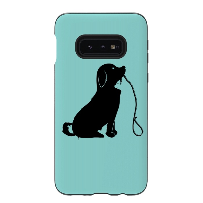 Galaxy S10e StrongFit Animals green by Coffee Man