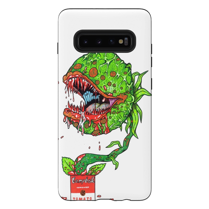 Galaxy S10 plus StrongFit Who killed Andy Warhol by Varo Lojo