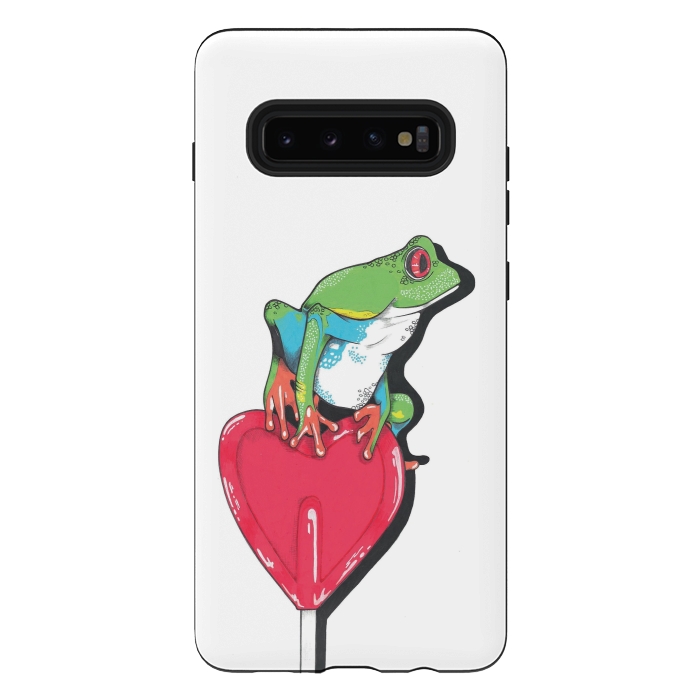 Galaxy S10 plus StrongFit You frog my life by Varo Lojo