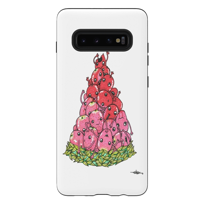 Galaxy S10 plus StrongFit Strawberrymelon by Varo Lojo