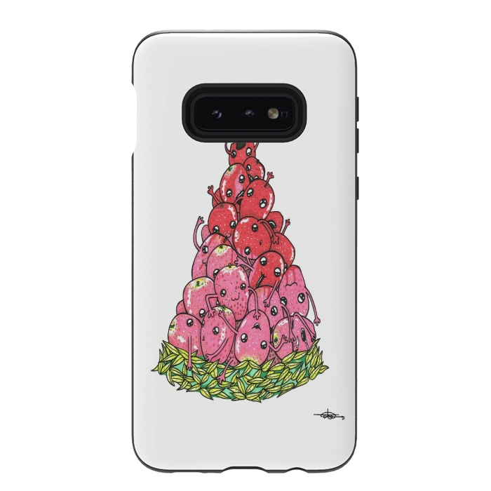 Galaxy S10e StrongFit Strawberrymelon by Varo Lojo