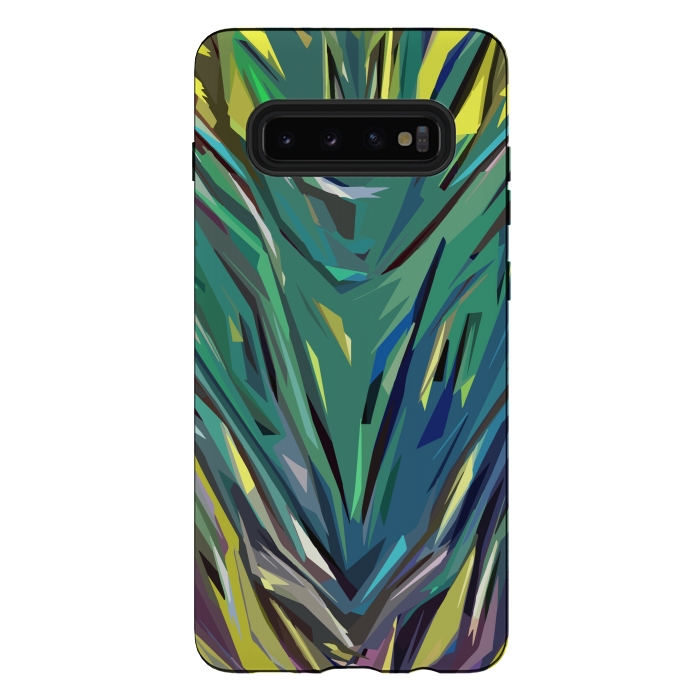 Galaxy S10 plus StrongFit Polygonal Abstract by Dhruv Narelia