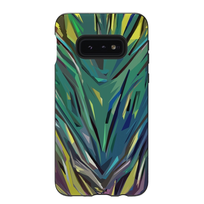 Galaxy S10e StrongFit Polygonal Abstract by Dhruv Narelia
