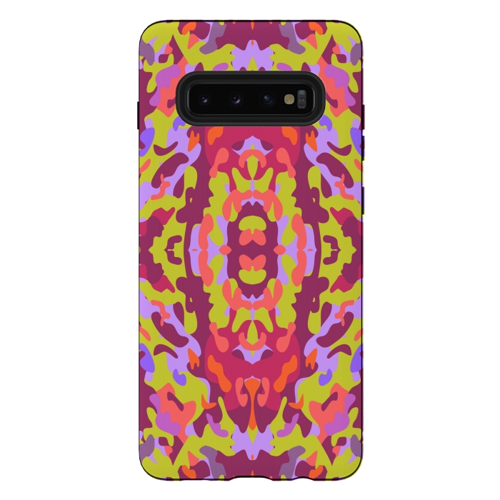 Galaxy S10 plus StrongFit Colorful pattern by Dhruv Narelia
