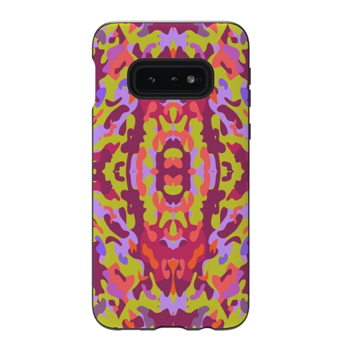 Galaxy S10e StrongFit Colorful pattern by Dhruv Narelia