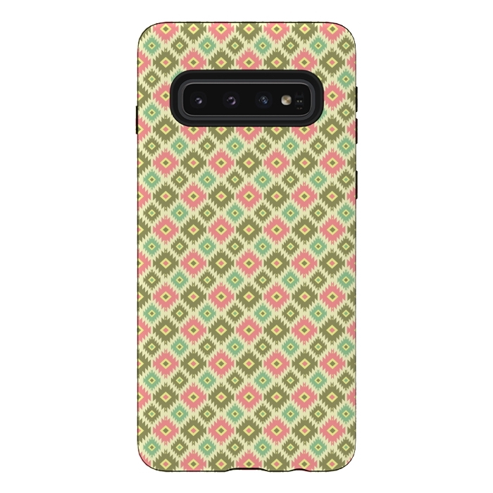 Galaxy S10 StrongFit Aztec Pattern by Dhruv Narelia