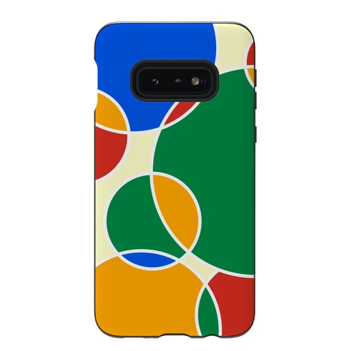 Galaxy S10e StrongFit Colorful Ellipses by Dhruv Narelia