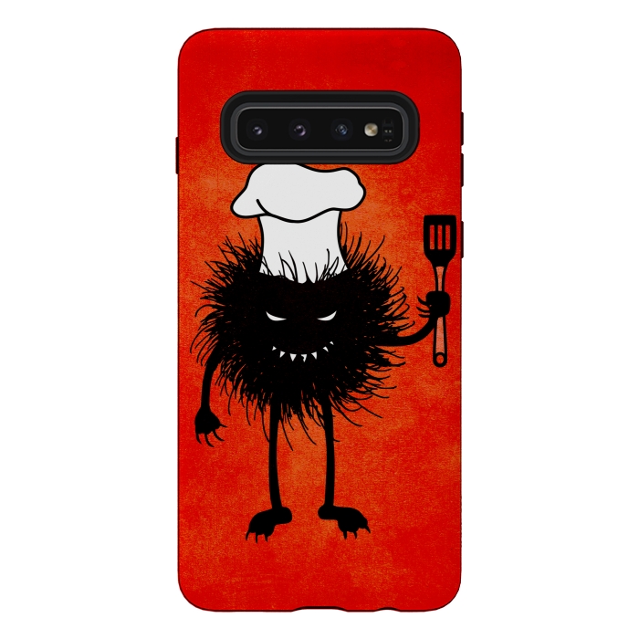 Galaxy S10 StrongFit Evil Bug With Chef Hat Loves To Cook by Boriana Giormova