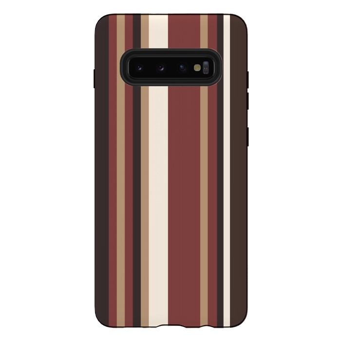 Galaxy S10 plus StrongFit Vertical Stripes by Dhruv Narelia