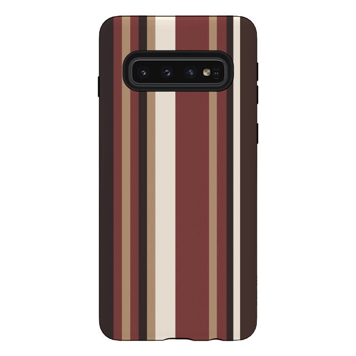 Galaxy S10 StrongFit Vertical Stripes by Dhruv Narelia