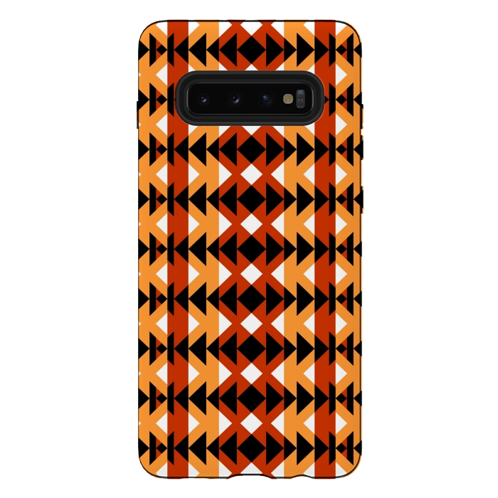 Galaxy S10 plus StrongFit Tribal Pattern by Dhruv Narelia