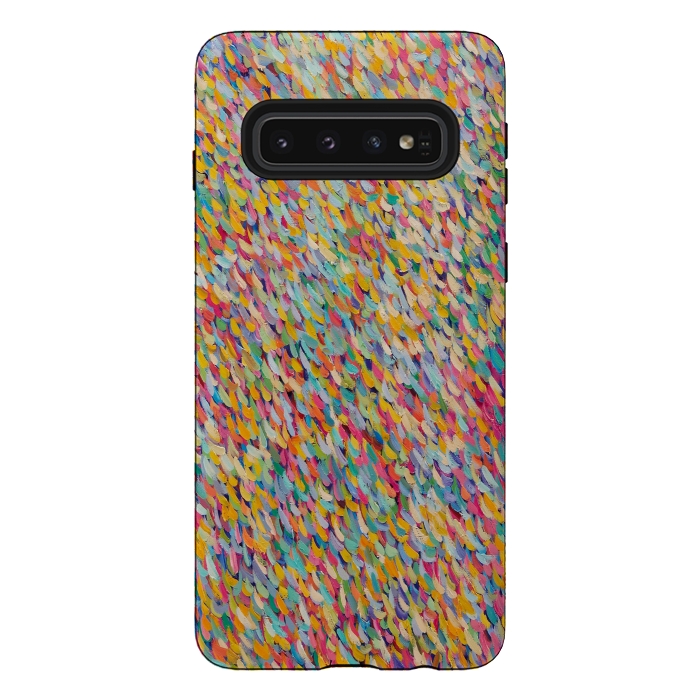 Galaxy S10 StrongFit COLOUR LOVES YOU by Helen Joynson