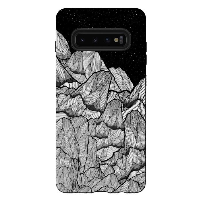 Galaxy S10 plus StrongFit Mountains under the star fields by Steve Wade (Swade)