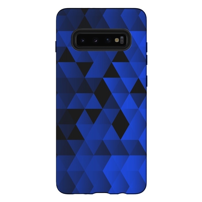 Galaxy S10 plus StrongFit Triangles Wave by Sitchko