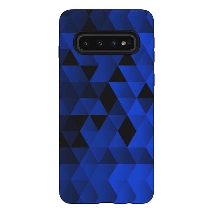 Galaxy S10 StrongFit Triangles Wave by Sitchko