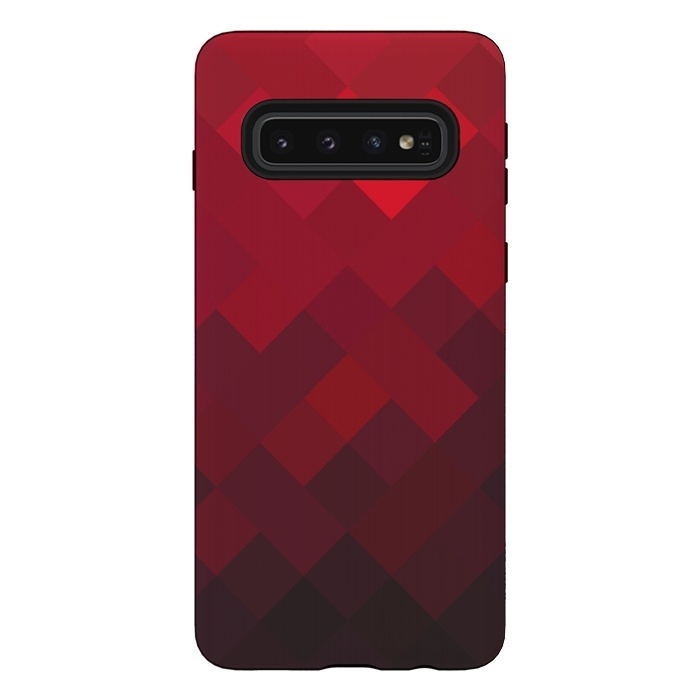 Galaxy S10 StrongFit Red Underground by Sitchko