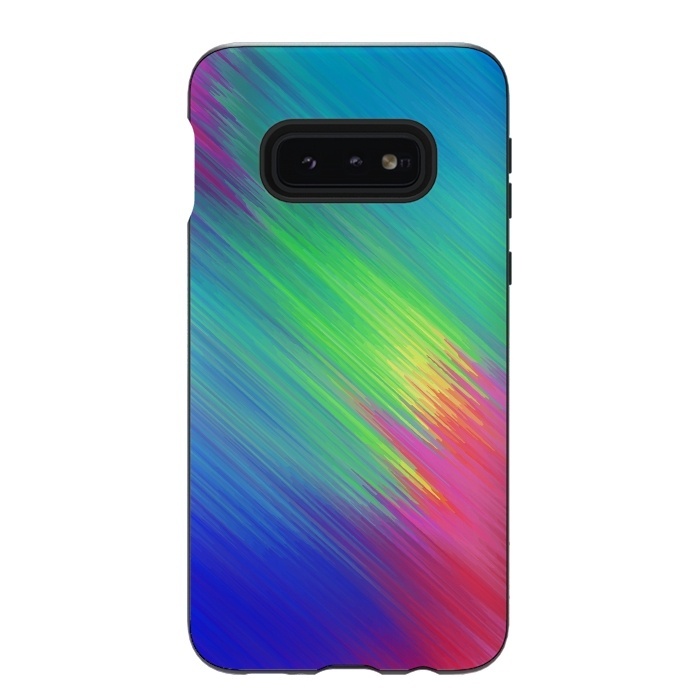 Galaxy S10e StrongFit Colorful Movement by Sitchko