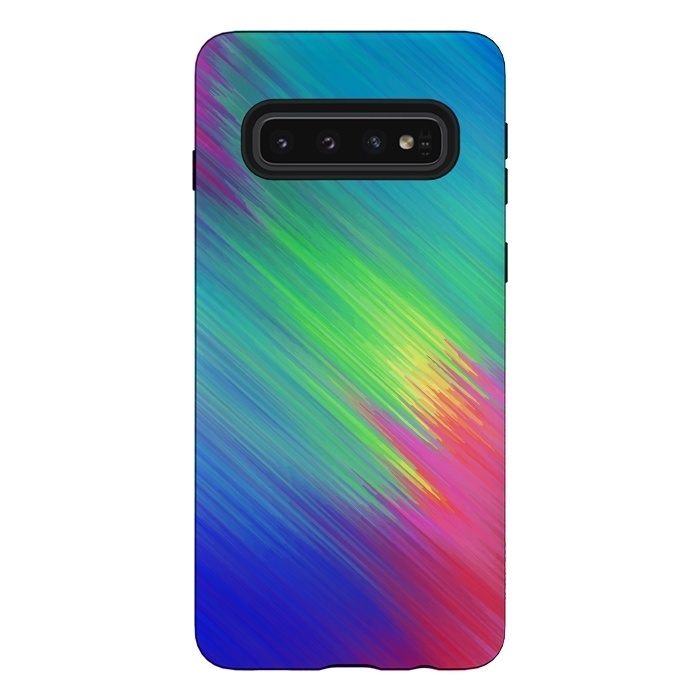 Galaxy S10 StrongFit Colorful Movement by Sitchko