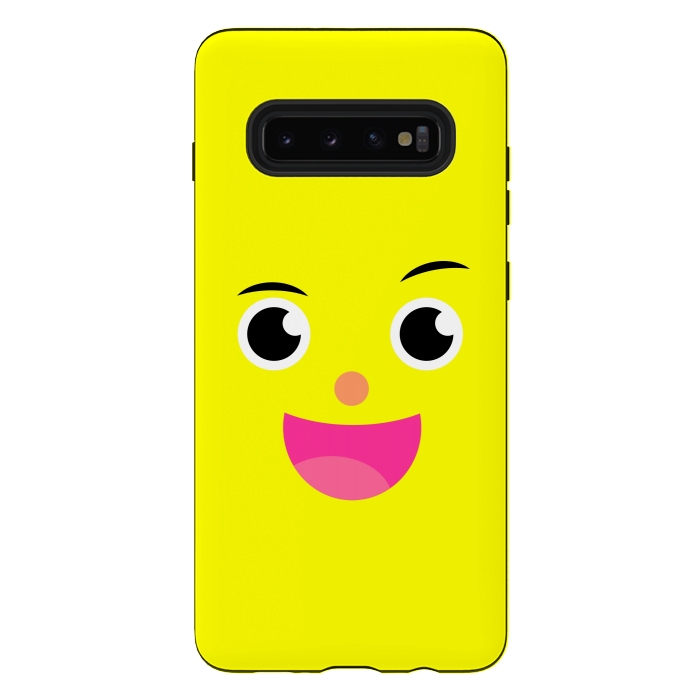 Galaxy S10 plus StrongFit Happy Vibes by Dhruv Narelia