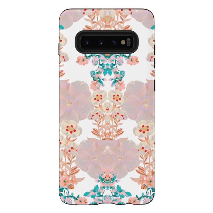 Galaxy S10 plus StrongFit Floral Luxury by Zala Farah