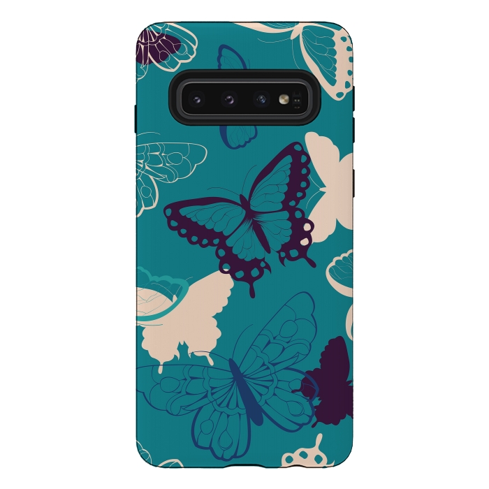 Galaxy S10 StrongFit Butterfly Garden 003 by Jelena Obradovic