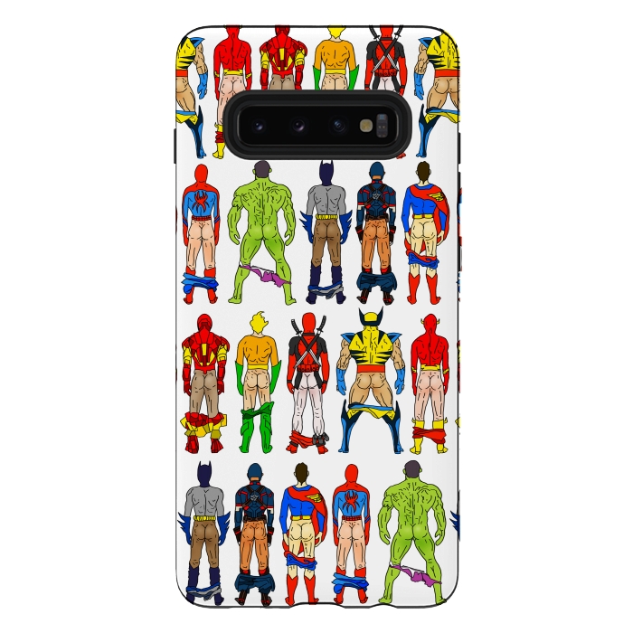 Galaxy S10 plus StrongFit Superhero Butts by Notsniw