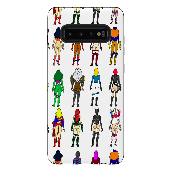 Galaxy S10 plus StrongFit Superhero Butts - Girls by Notsniw