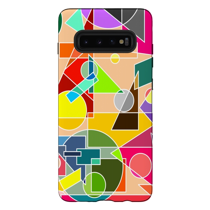 Galaxy S10 plus StrongFit Geometrical shapes by Dhruv Narelia