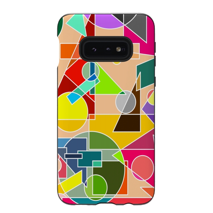 Galaxy S10e StrongFit Geometrical shapes by Dhruv Narelia