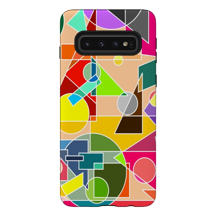 Galaxy S10 StrongFit Geometrical shapes by Dhruv Narelia