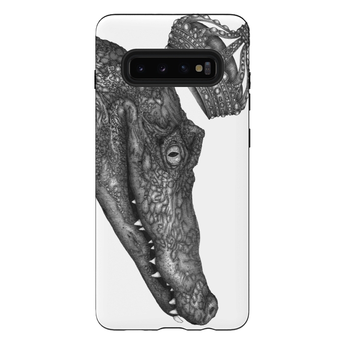 Galaxy S10 plus StrongFit The Alligator King by ECMazur 