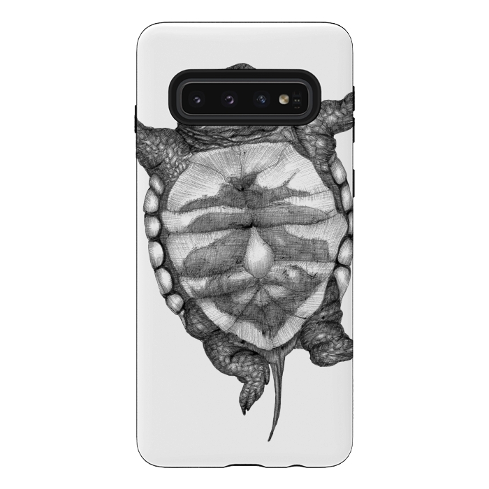 Galaxy S10 StrongFit Little Baby Turtle  by ECMazur 