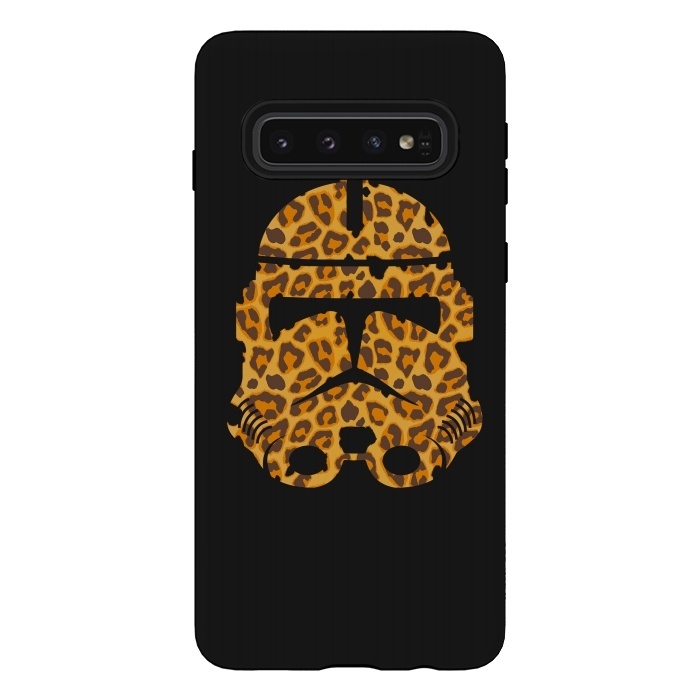Galaxy S10 StrongFit Leopard StormTrooper by Sitchko