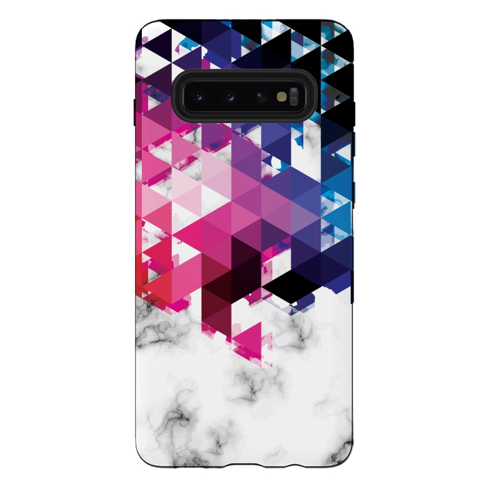 Galaxy S10 plus StrongFit Marble Geometry 013 by Jelena Obradovic