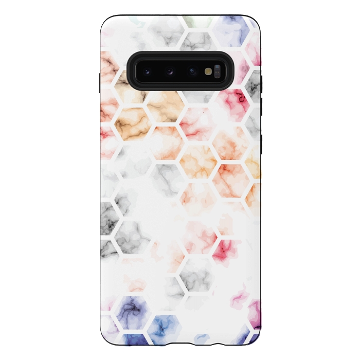 Galaxy S10 plus StrongFit Marble Geometry 014 by Jelena Obradovic