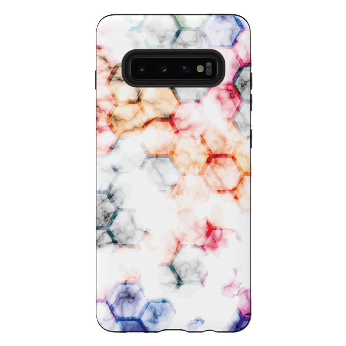 Galaxy S10 plus StrongFit Marble Geometry 015 by Jelena Obradovic