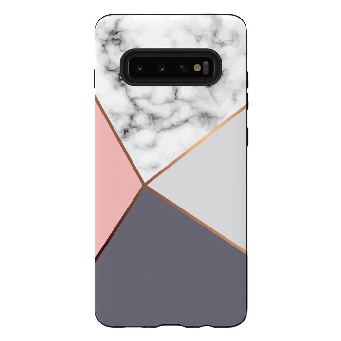 Galaxy S10 plus StrongFit Marble Geometry 016 by Jelena Obradovic